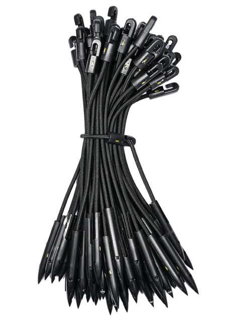 Sitemax Pointed Elastic Ties (100 ties/pkt, Sold as pkts, 10 Pkts/Crt)